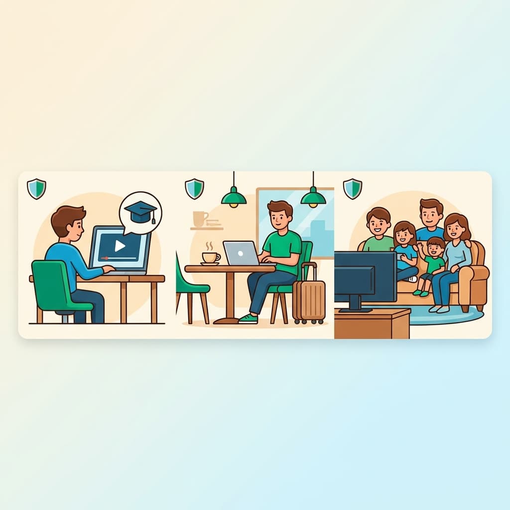 A VPN changes habits on shared WiFi when you travel