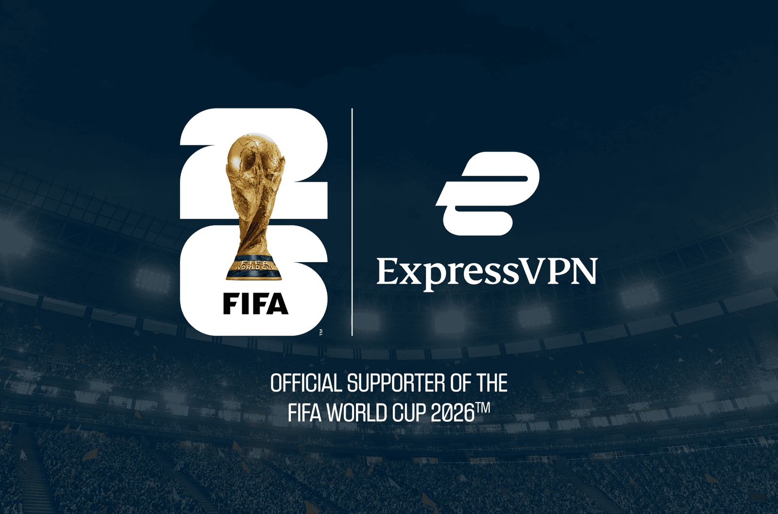 ExpressVPN FIFA World Cup 2026 공식 후원 로고